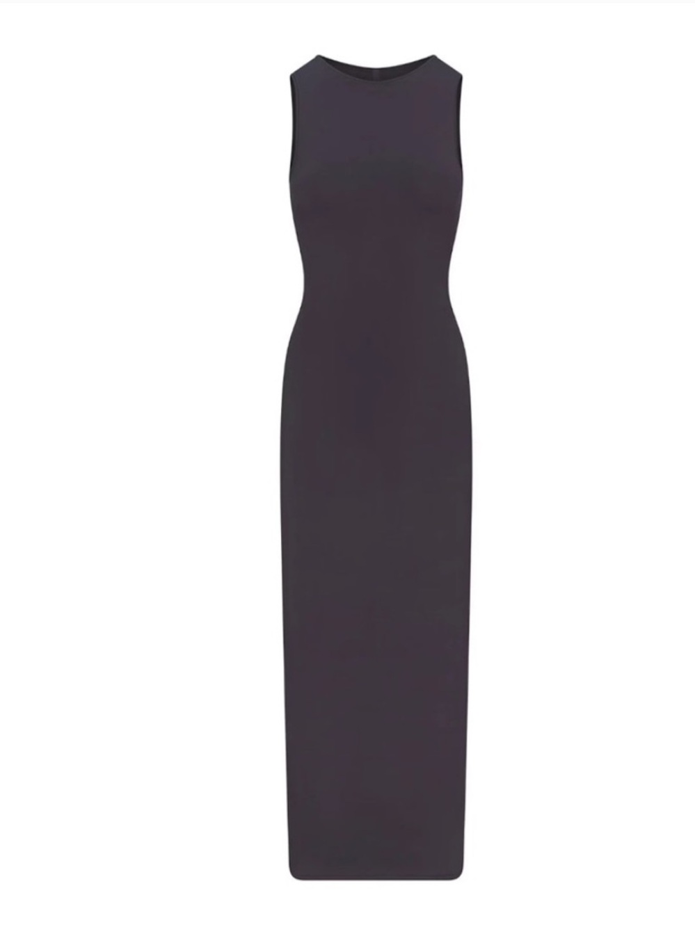 Skims slate Sleeveless high neck sleeveless  fits everybody maxi Dress XXS NWT